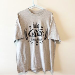 Cukui men’s gray black t-shirt XL